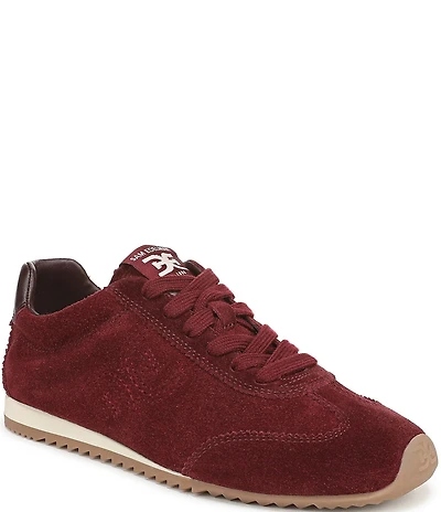 Sam Edelman Isella Suede Logo Lace Up Sneakers