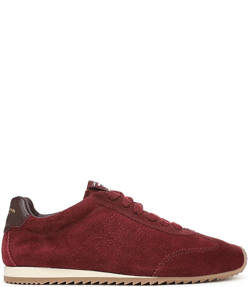 Sam Edelman Isella Suede Logo Lace Up Sneakers
