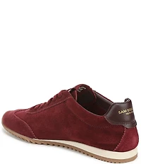 Sam Edelman Isella Suede Logo Lace Up Sneakers