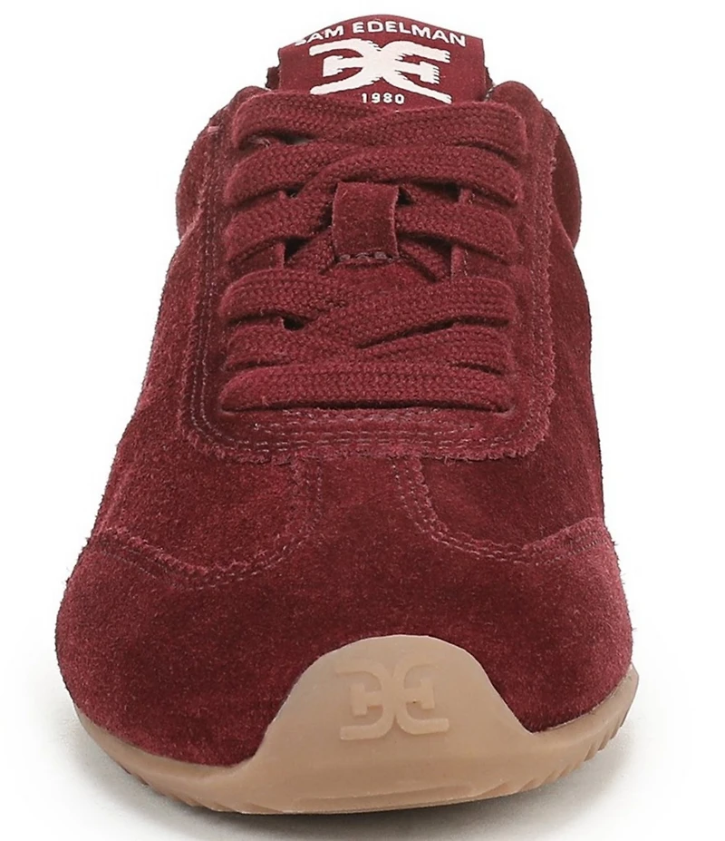 Sam Edelman Isella Suede Logo Lace Up Sneakers
