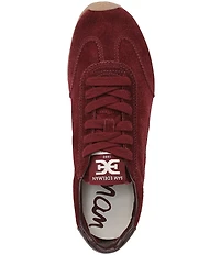 Sam Edelman Isella Suede Logo Lace Up Sneakers