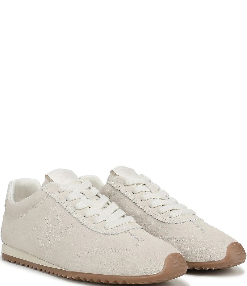 Sam Edelman Isella Suede Logo Lace Up Sneakers