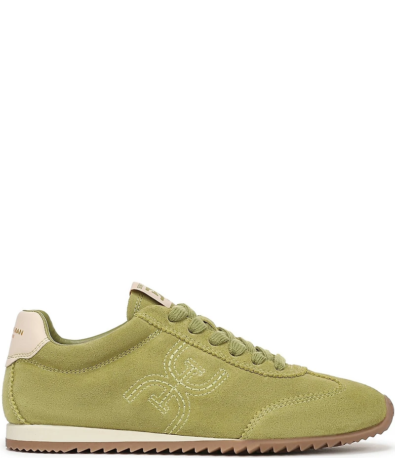 Sam Edelman Isella Suede Logo Lace Up Sneakers