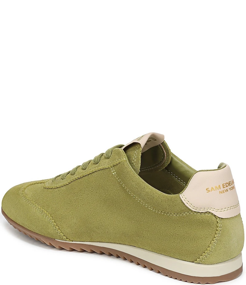 Sam Edelman Isella Suede Logo Lace Up Sneakers