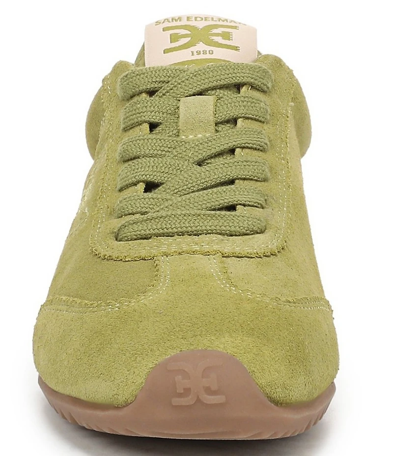 Sam Edelman Isella Suede Logo Lace Up Sneakers