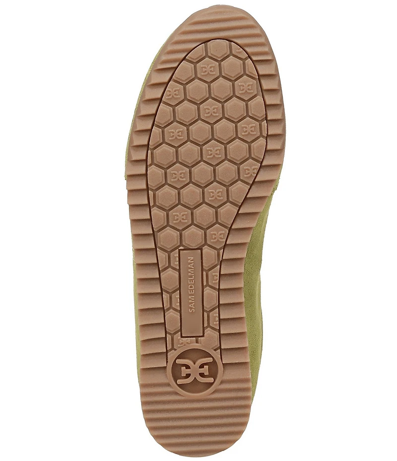 Sam Edelman Isella Suede Logo Lace Up Sneakers