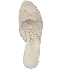 Sam Edelman Iva Embroidered Lace Dress Slide Sandals