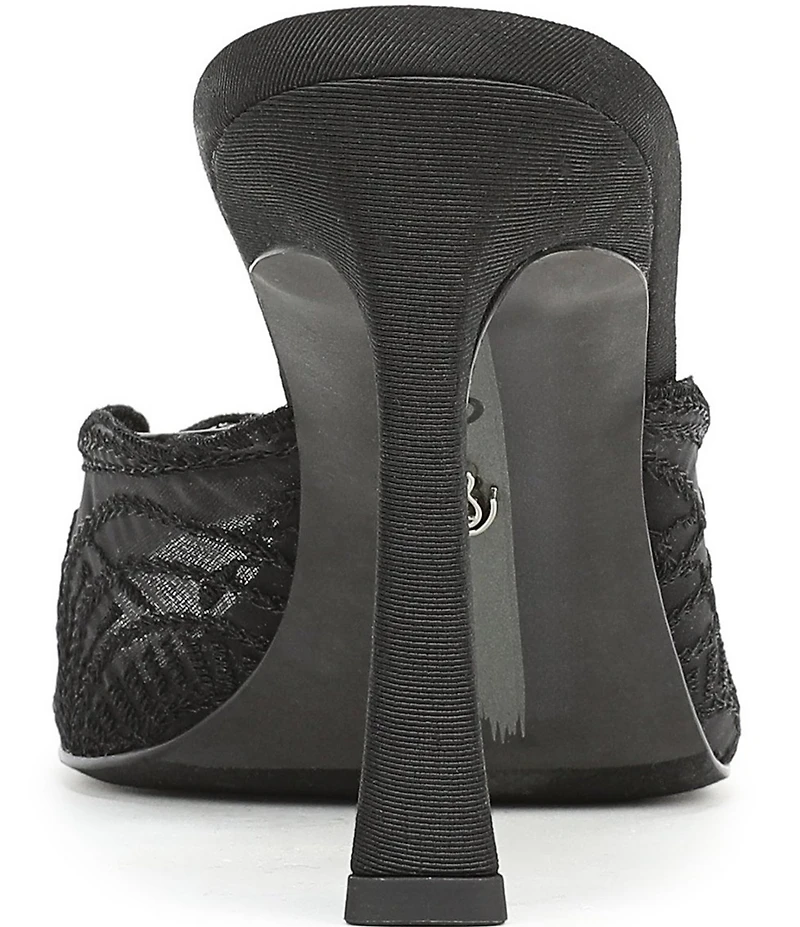 Sam Edelman Iva Embroidered Lace Dress Slide Sandals