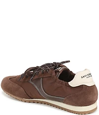 Sam Edelman Ivanna Nylon and Suede Lace Up Sneakers