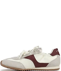 Sam Edelman Ivanna Nylon and Suede Lace Up Sneakers