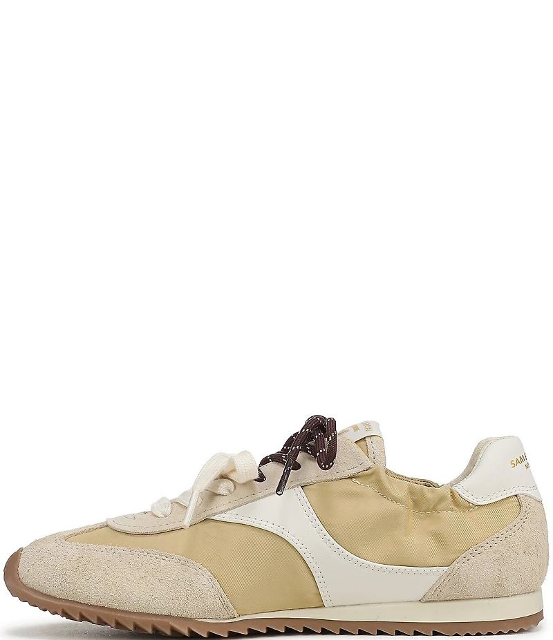 Sam Edelman Ivanna Nylon and Suede Lace Up Sneakers