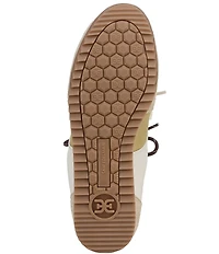 Sam Edelman Ivanna Nylon and Suede Lace Up Sneakers