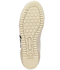 Sam Edelman Ivey Mesh and Suede Double-E Logo Lace Up Sneakers