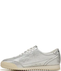 Sam Edelman Ivey Metallic Double-E Logo Lace-Up Sneakers