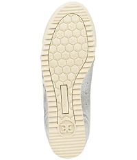 Sam Edelman Ivey Metallic Double-E Logo Lace-Up Sneakers