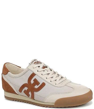 Sam Edelman Ivey Double-E Logo Lace Up Sneakers