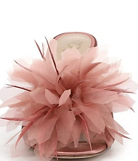 Sam Edelman Jace Satin Flower Ornamented Dress Slide Sandals