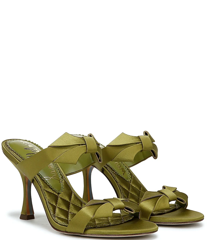 Sam Edelman Jasmine Satin Bow Slide Sandals