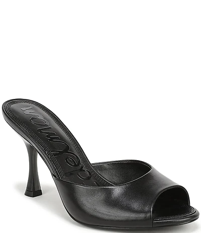 Sam Edelman Jeanie Leather Dress Slide Sandals