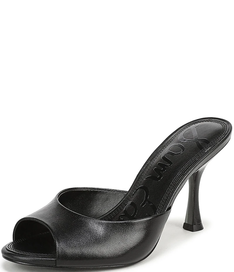 Sam Edelman Jeanie Leather Dress Slide Sandals
