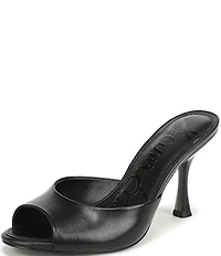 Sam Edelman Jeanie Leather Dress Slide Sandals