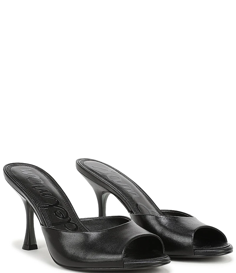 Sam Edelman Jeanie Leather Dress Slide Sandals
