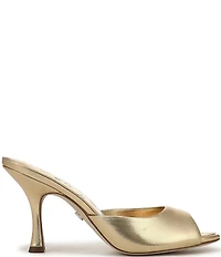 Sam Edelman Jeanie Metallic Leather Dress Slide Sandals