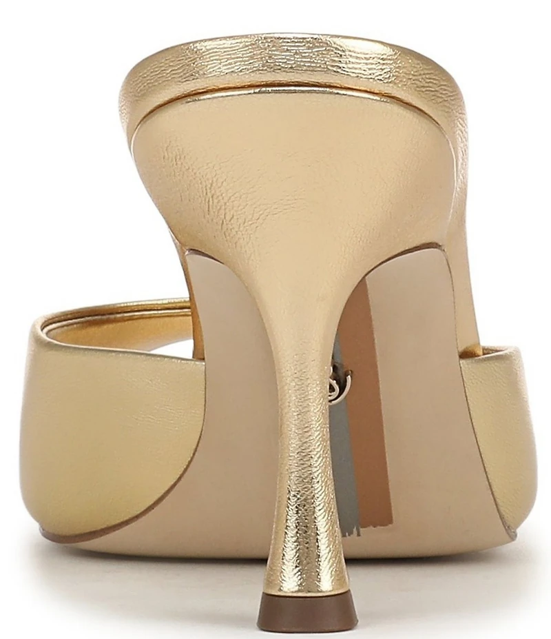 Sam Edelman Jeanie Metallic Leather Dress Slide Sandals