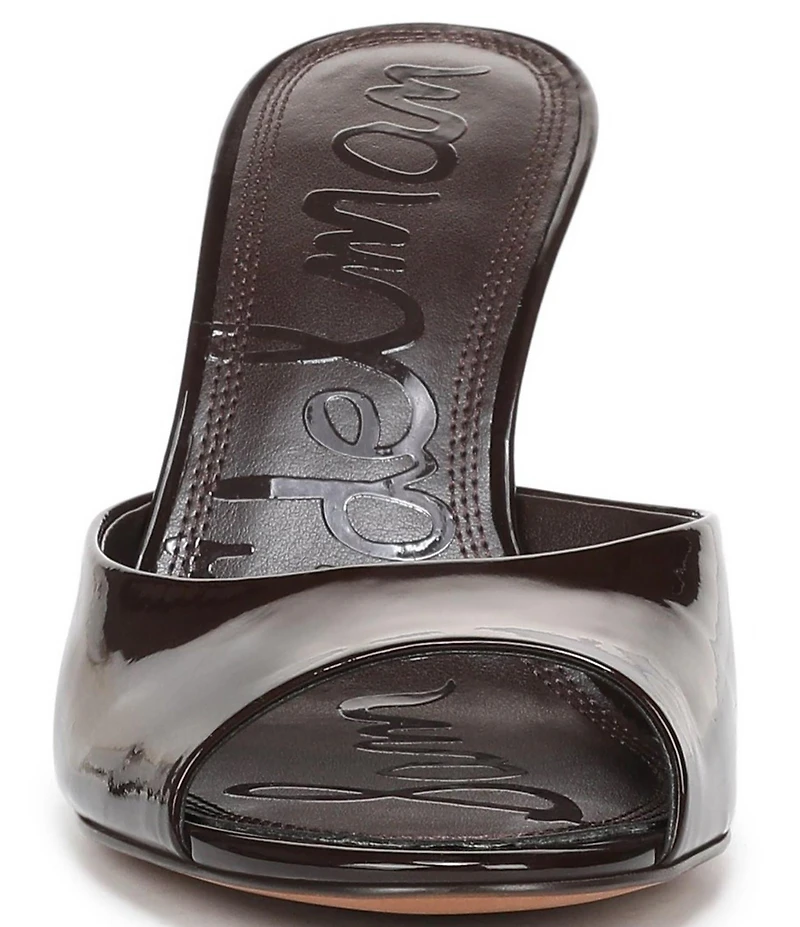 Sam Edelman Jeanie Patent Leather Dress Slide Sandals