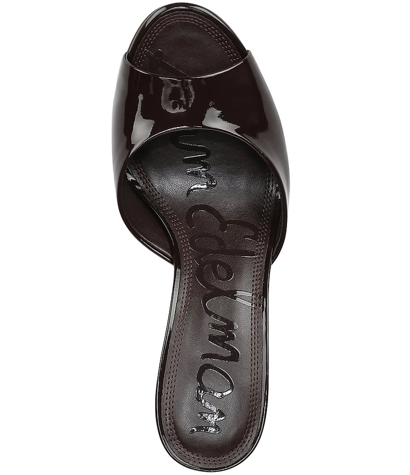 Sam Edelman Jeanie Patent Leather Dress Slide Sandals
