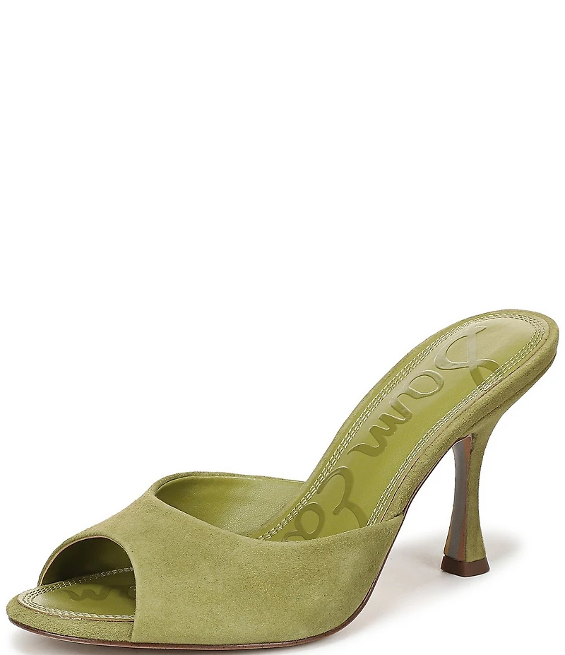 Sam Edelman Jeanie Suede Dress Slide Sandals