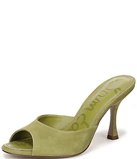 Sam Edelman Jeanie Suede Dress Slide Sandals
