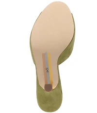 Sam Edelman Jeanie Suede Dress Slide Sandals