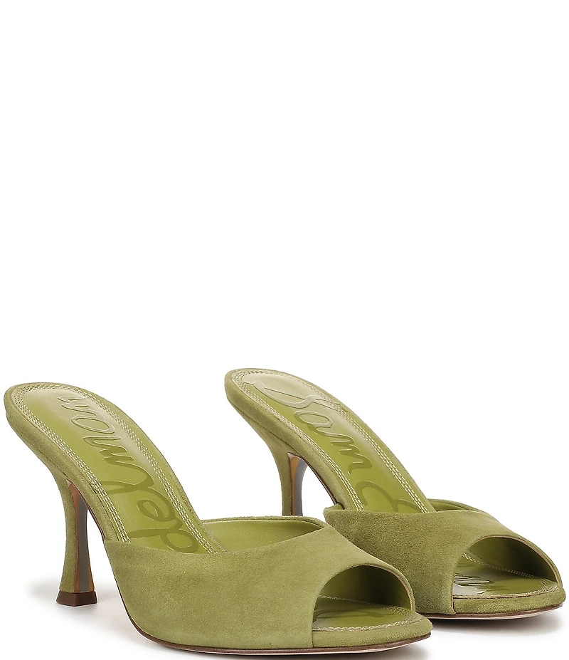 Sam Edelman Jeanie Suede Dress Slide Sandals