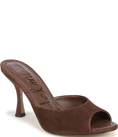 Sam Edelman Jeanie Suede Dress Slide Sandals