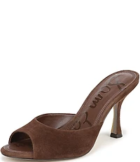 Sam Edelman Jeanie Suede Dress Slide Sandals