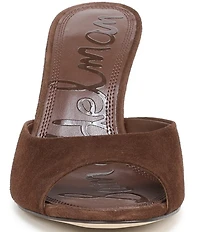 Sam Edelman Jeanie Suede Dress Slide Sandals