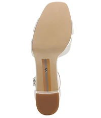 Sam Edelman Jullian Leather Ankle Strap Platform Dress Sandals