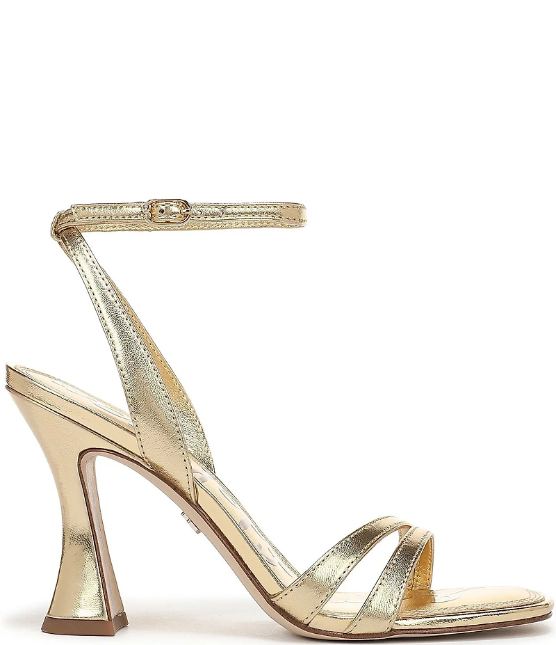 Sam Edelman Junie Metallic Leather Strappy Dress Sandals