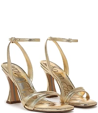 Sam Edelman Junie Metallic Leather Strappy Dress Sandals