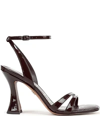 Sam Edelman Junie Patent Leather Strappy Square Toe Dress Sandals