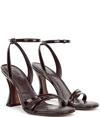 Sam Edelman Junie Patent Leather Strappy Square Toe Dress Sandals
