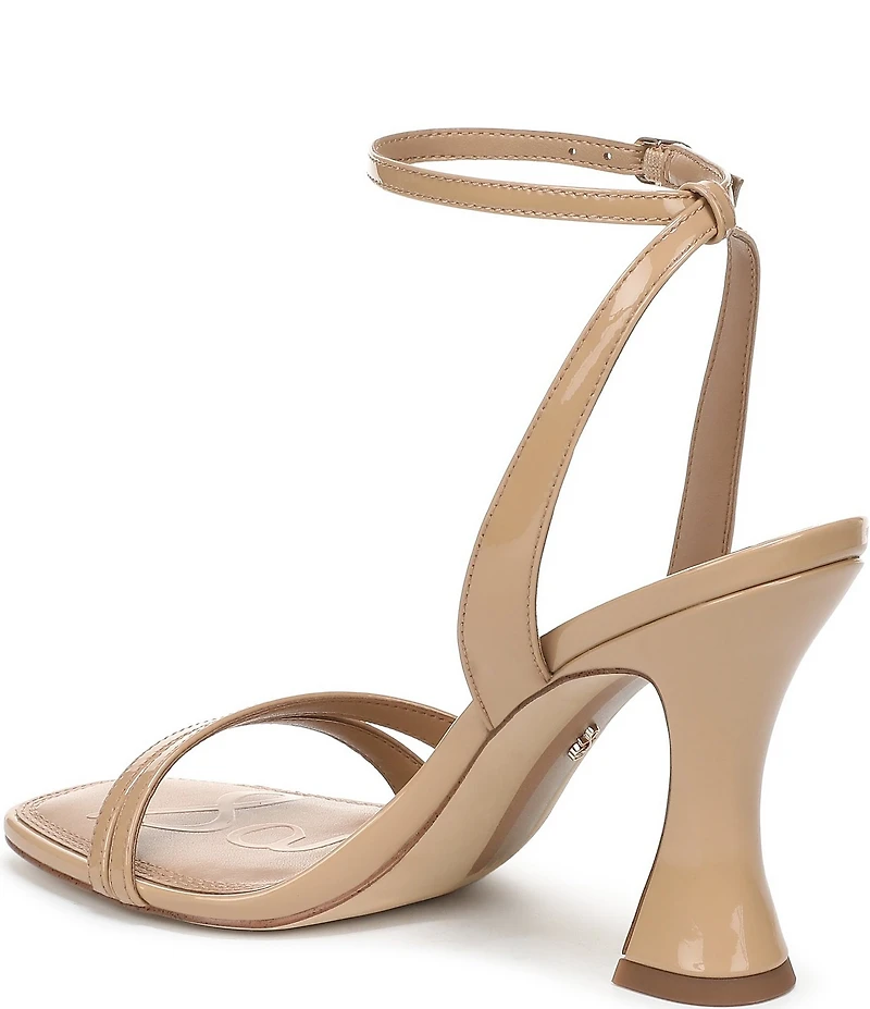 Sam Edelman Junie Patent Leather Strappy Square Toe Dress Sandals