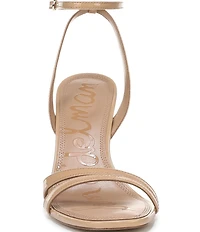 Sam Edelman Junie Patent Leather Strappy Square Toe Dress Sandals