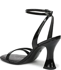 Sam Edelman Junie Patent Leather Strappy Square Toe Dress Sandals