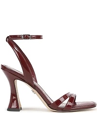 Sam Edelman Junie Patent Leather Strappy Square Toe Dress Sandals