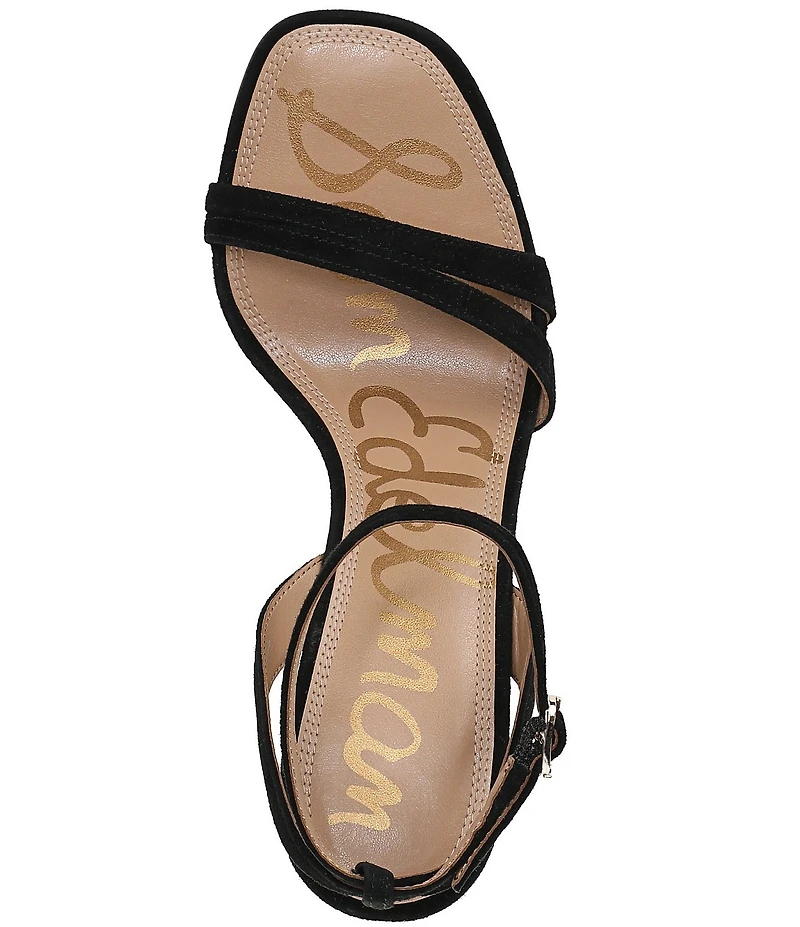 Sam Edelman Junie Suede Strappy Dress Sandals