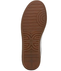 Sam Edelman Kallen Gum Sole Leather and Suede Perforated Detail Lace Up Sneakers