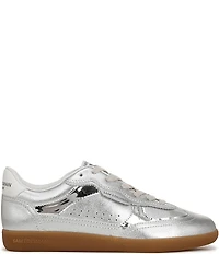 Sam Edelman Kallen Gum Sole Leather Perforated Detail Lace Up Sneakers