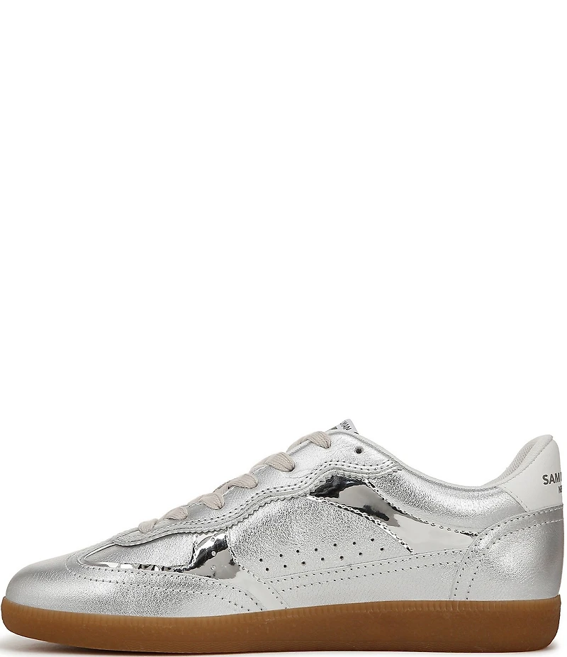 Sam Edelman Kallen Gum Sole Leather Perforated Detail Lace Up Sneakers